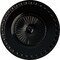 Ekena Millwork Lyon Ceiling Medallion (Fits Canopies up to 3 5/8"), Hand-Painted Black Pearl, 23 1/2"OD x 3 1/4"P CM23LYBPS - alternate 1